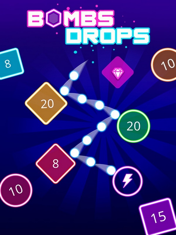 Bombs Drops - Physics balls